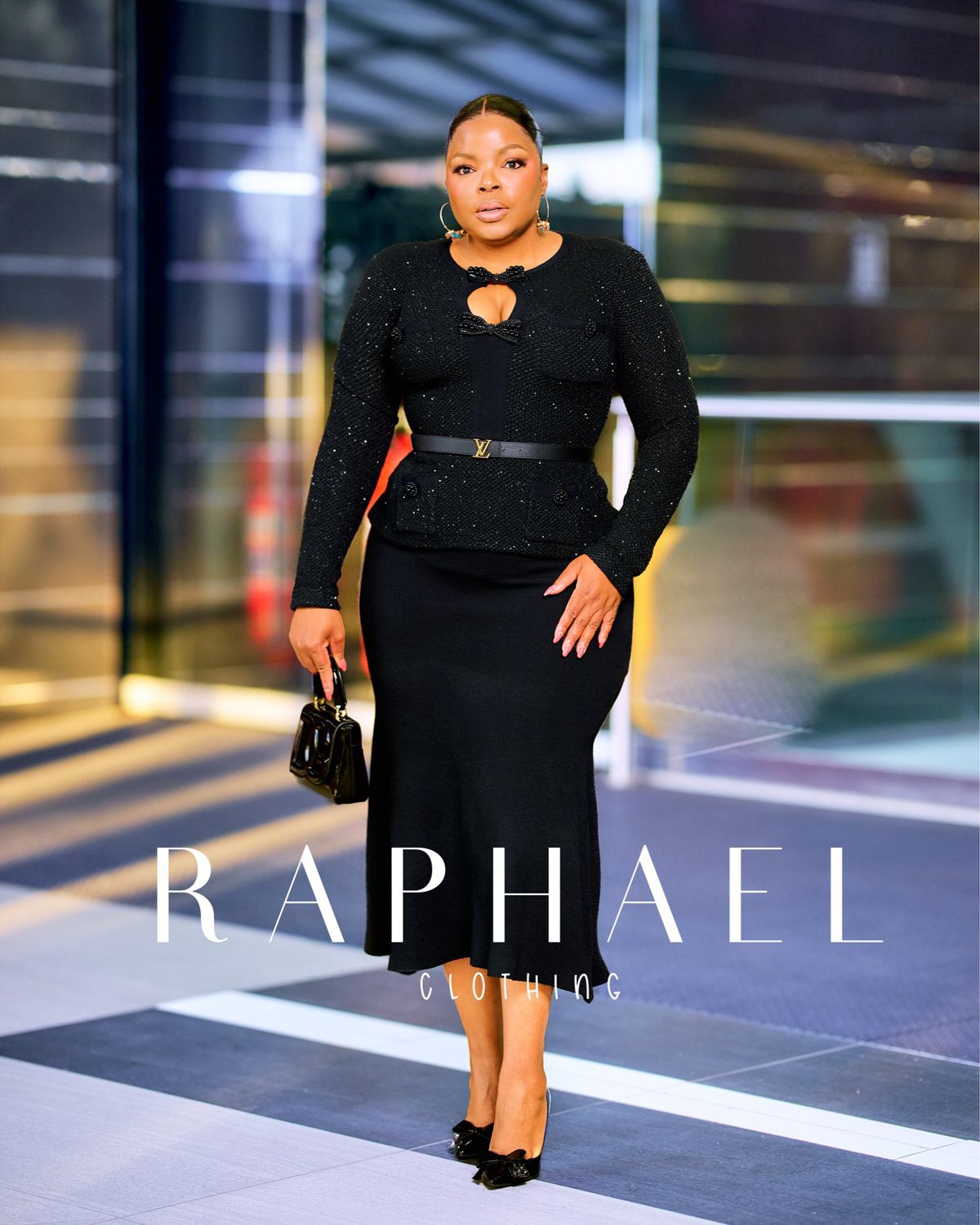 RAPH- VIVIAN TAILORED PEPLUM DRESS