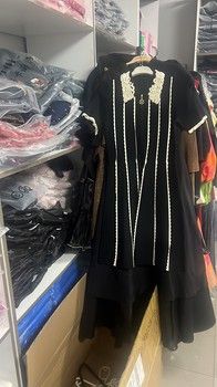 RAPH1111- CLASSIC COLLAR KNIT DRESS
