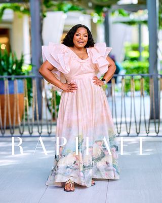 RAPH-ELSIA AIRY RUFFLE DRESS