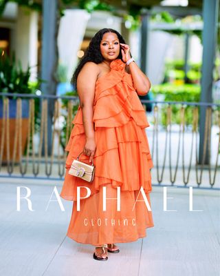 RAPH-SADE SOFT TIER HALTER DRESS