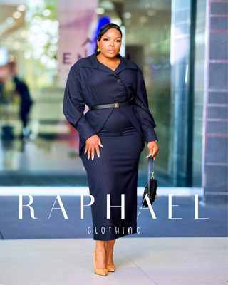 KAM40108-MAREN EXECUTIVE PINSTRIPE DRESS