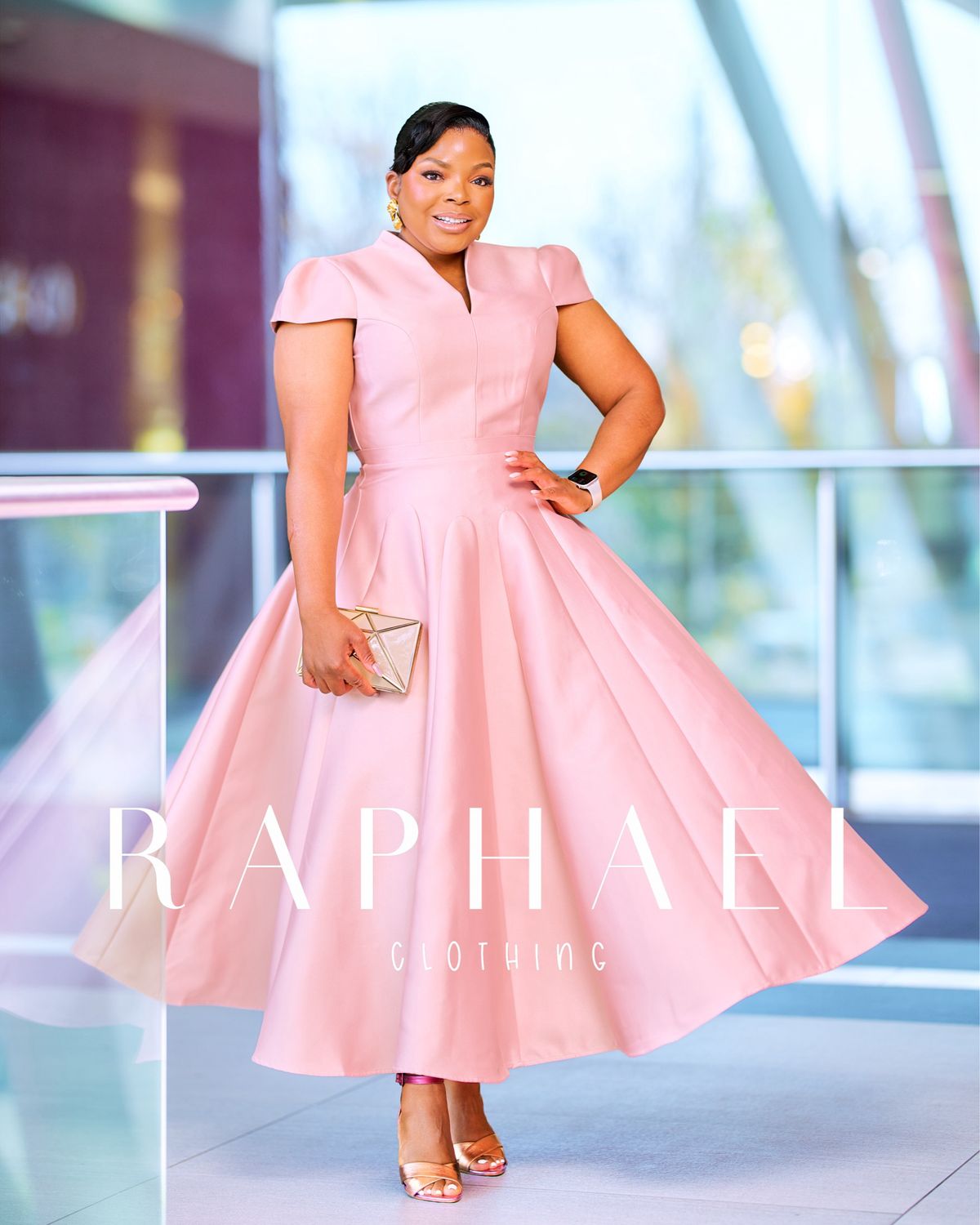 RAPH-MARCELLA TAILORED A-LINE DRESS