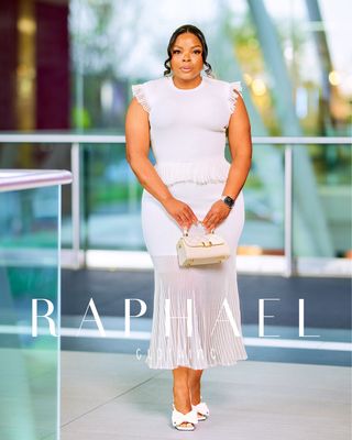 RAPH-LAURA PLEATED MERMAID KNITTED SKIRT SET