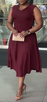 RAPH-ALORA RUCHED PLEATED KNITTED DRESS