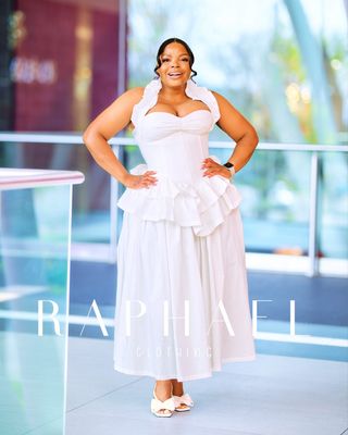 RAPH-SENA RUFFLE CORSET DRESS