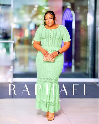 RAPH-ESME TEXTURED KNIT MAXI SKIRT SET