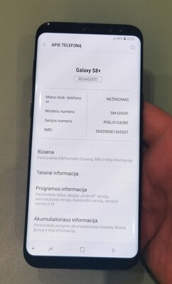 Samsung Galaxy S8+ 64GB Midnight Black