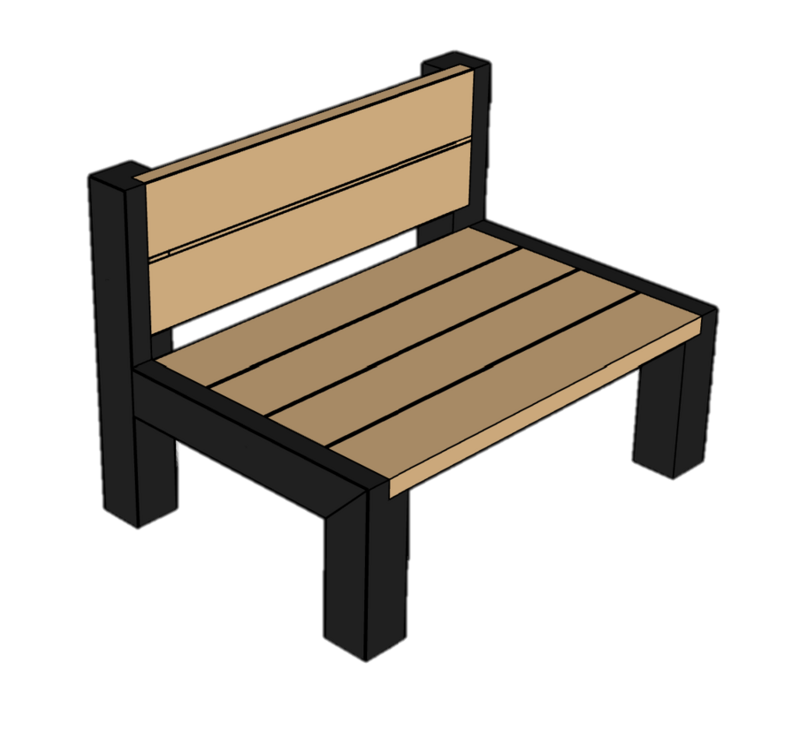 Loungemodule CUBE Straight