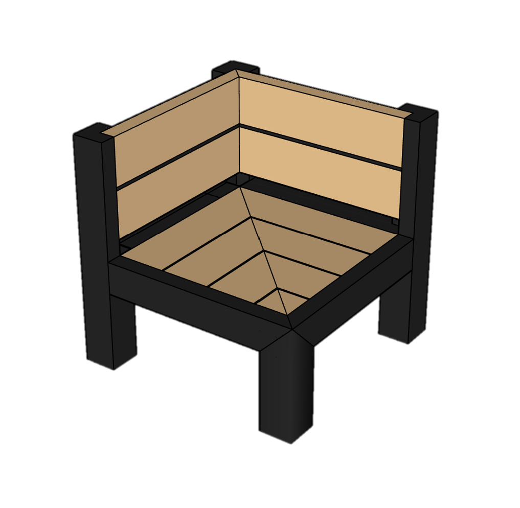 Loungemodule CUBE Curve
