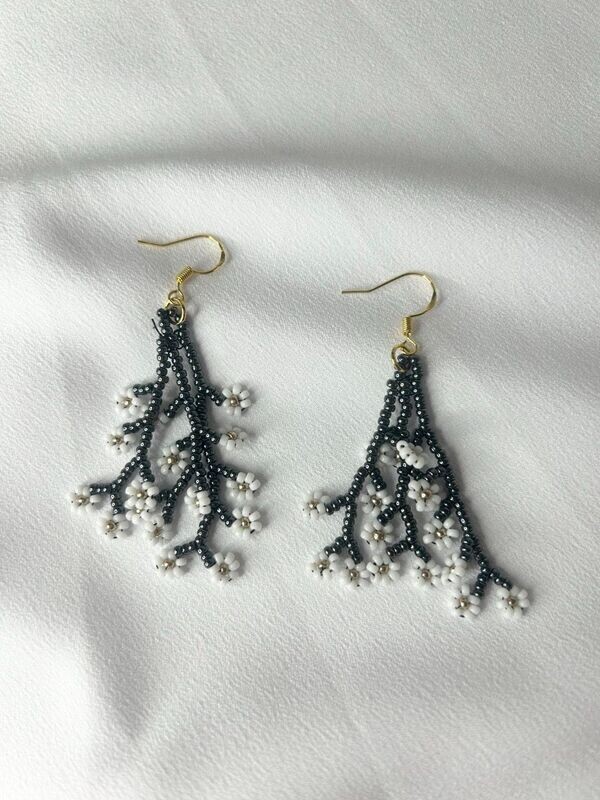 Boucles d'oreilles flower