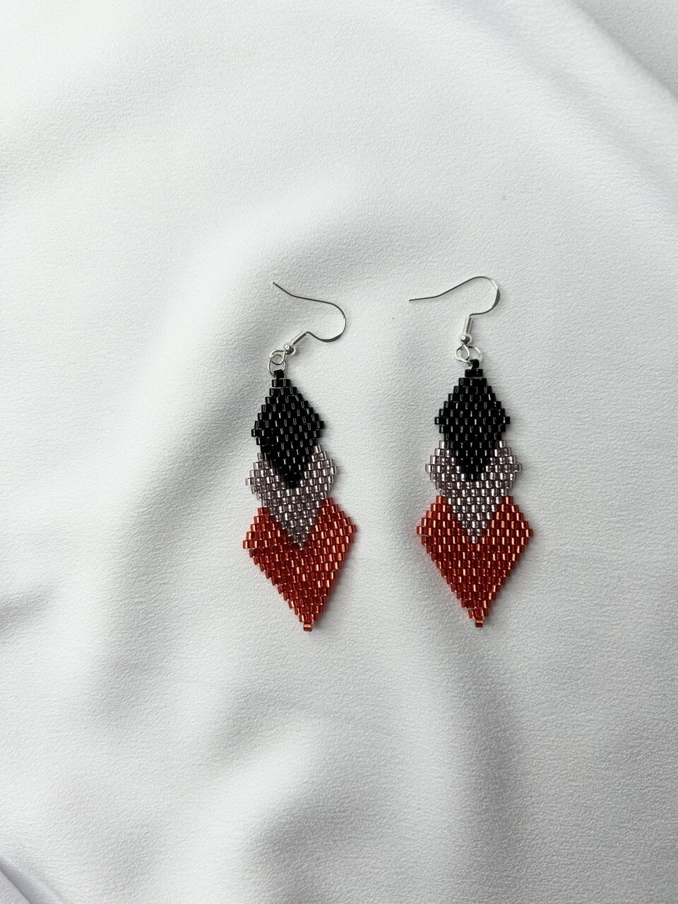 Boucles d'oreilles Losanges