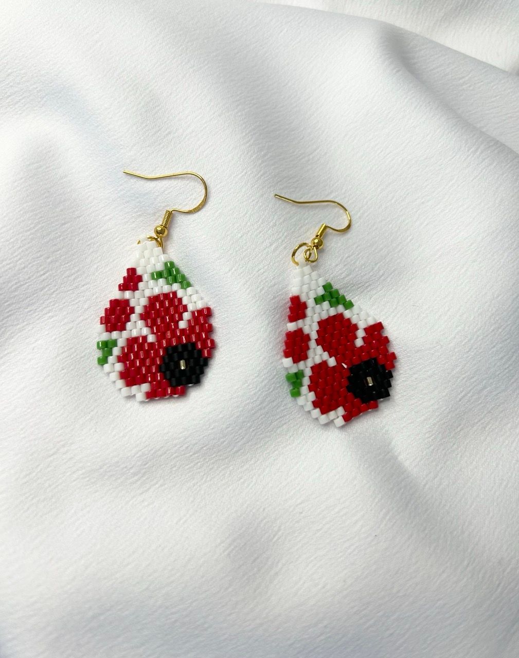 Boucles d'oreilles gouttes fleurs