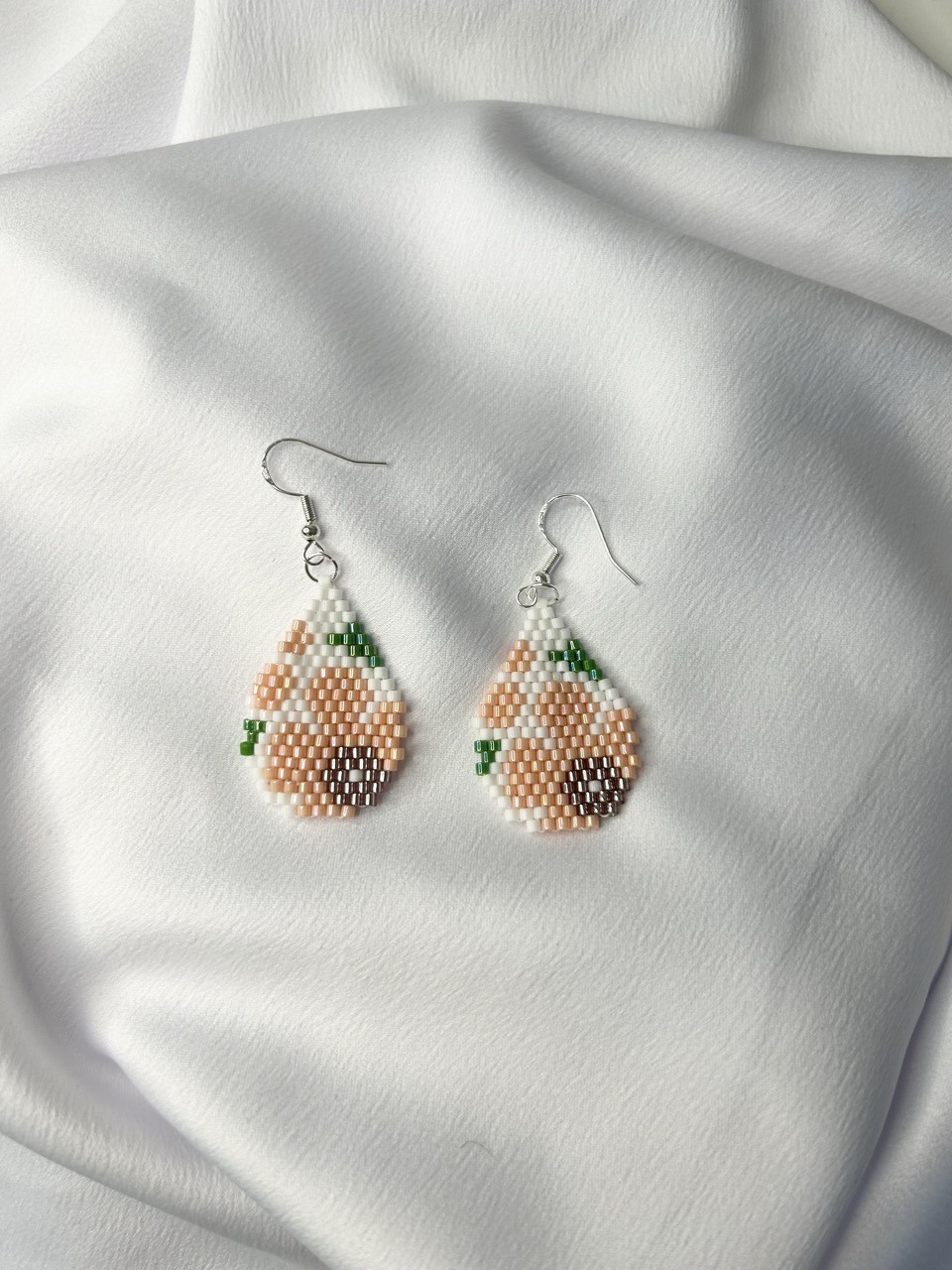Boucles d'oreilles gouttes fleurs