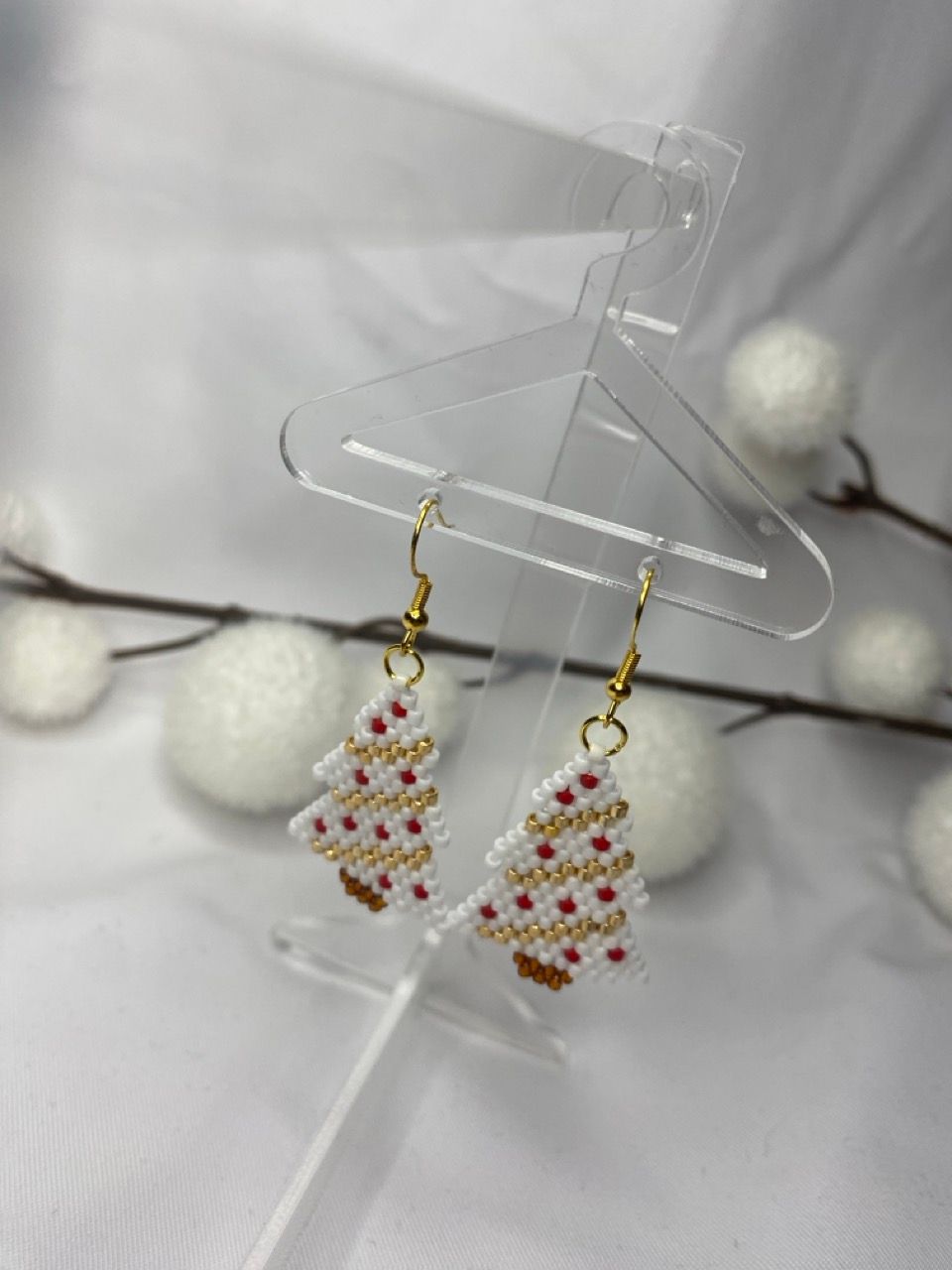 Boucles d'oreilles sapins
