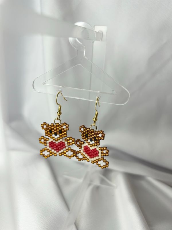 Boucles d'oreilles Teddy