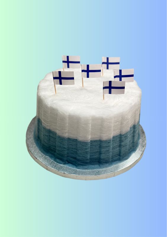 Finland Cotton Candy Cake