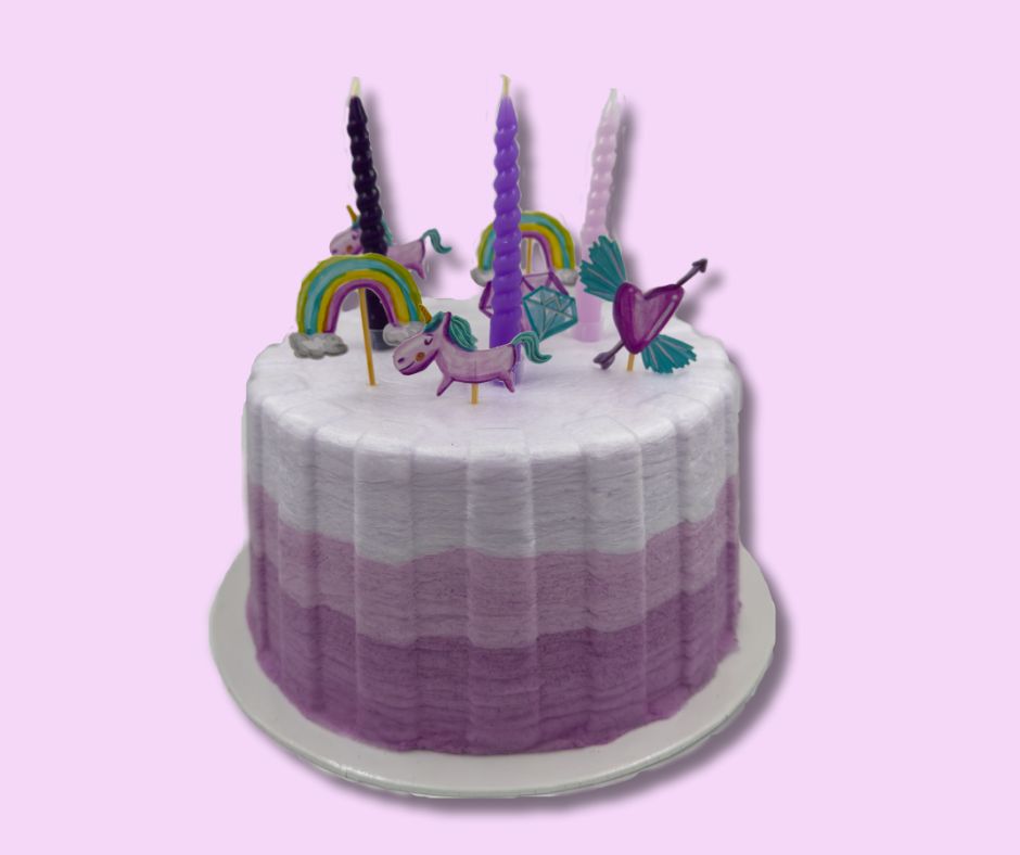 Fruits of forest Cotton Candy Cake