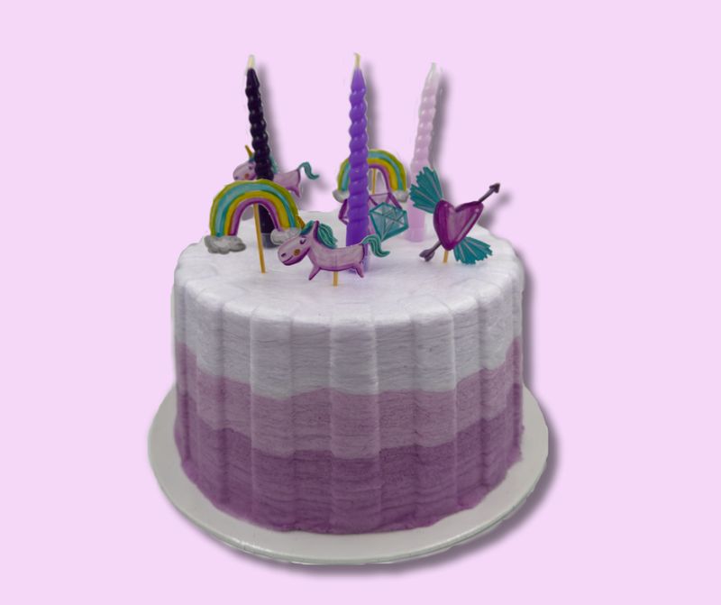 Fruits of forest Cotton Candy Cake