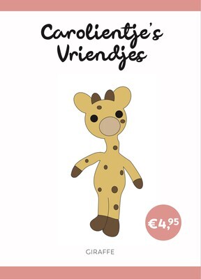 Haakpatroon Giraffe - Carolientje’s Vriendje (Boekje)