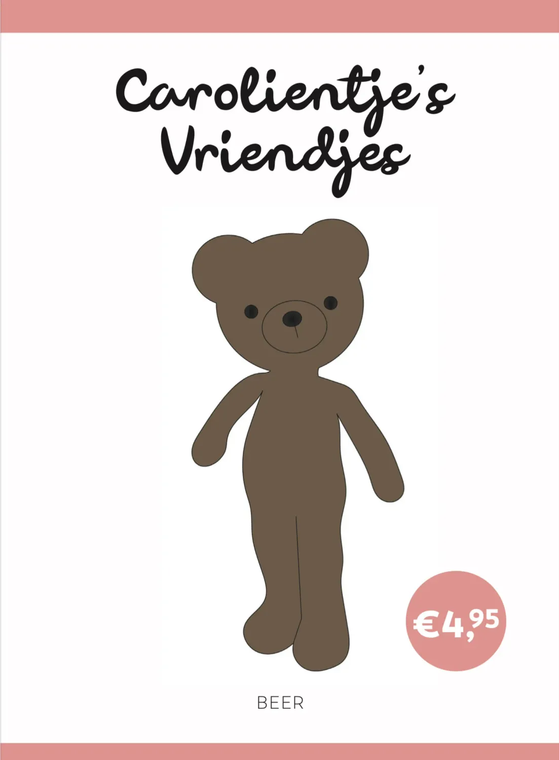 Haakpatroon Beer - Carolientje’s Vriendje (Boekje)