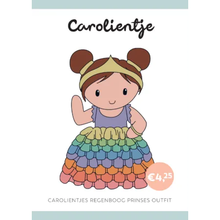 Haakpatroon Regenboog Prinses Outfit Carolientje (boekje)