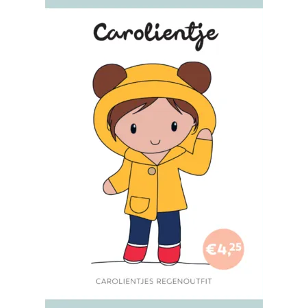 Haakpatroon Regen Outfit Carolientje (boekje)