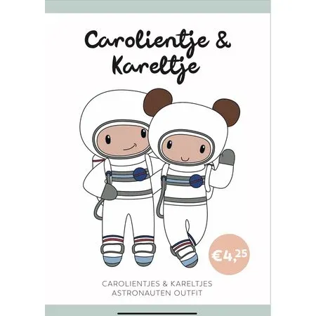 Haakpatroon Astronauten  outfit Carolientje &amp; Kareltje (boekje)