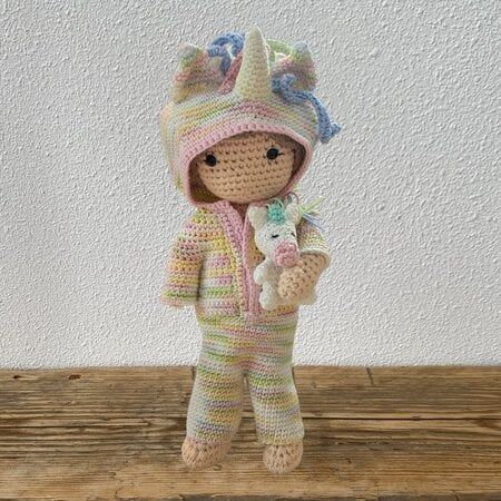 Haakpakket: Unicorn outfit Carolientje