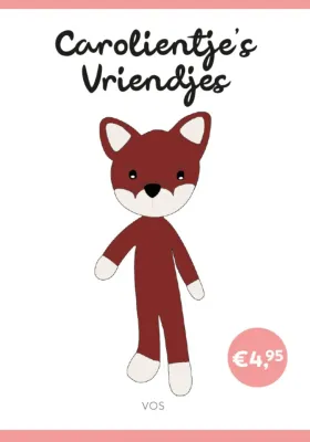 Haakpatroon Vos - Carolientje’s Vriendje (Boekje)