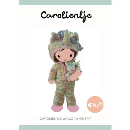 Haakpatroon Unicorn Outfit Carolientje (boekje)
