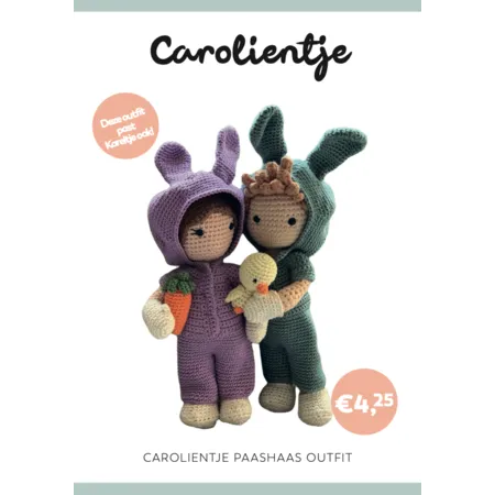 Haakpatroon Paashaas Outfit Carolientje (boekje)