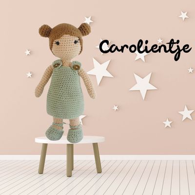 Haakpakket Carolientje - Groen jurkje