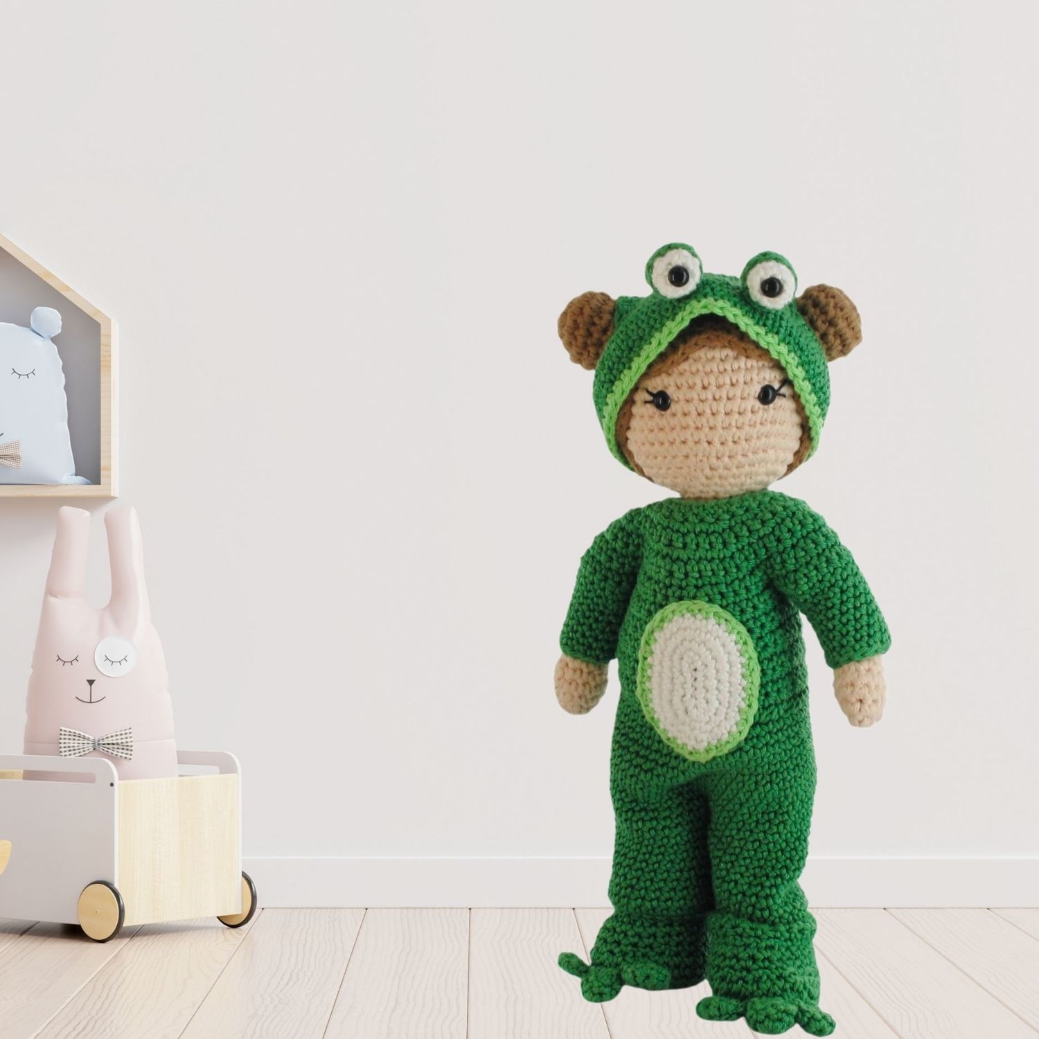 Haakpakket: Kikker outfit Carolientje