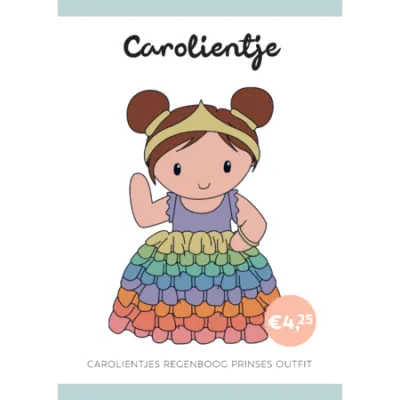 Haakpatroon Regenboog Prinses Outfit Carolientje (boekje)