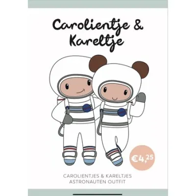 Haakpatroon Astronauten  outfit Carolientje &amp; Kareltje (boekje)