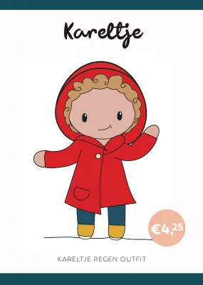 Haakpatroon Regen Outfit Kareltje (boekje)