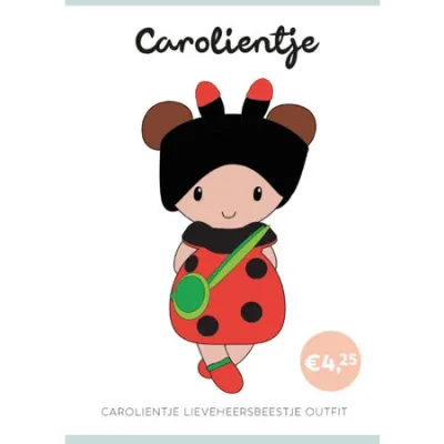 Haakpatroon Lieveheersbeestje Outfit Carolientje (boekje)