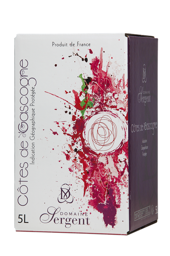 "Les Vignes de Chloé" - Côte de gascogne rouge - Outre à vin 5 litres "Les Vignes de Chloé" - Côte de gascogne rouge - Outre à vin 5 litres
