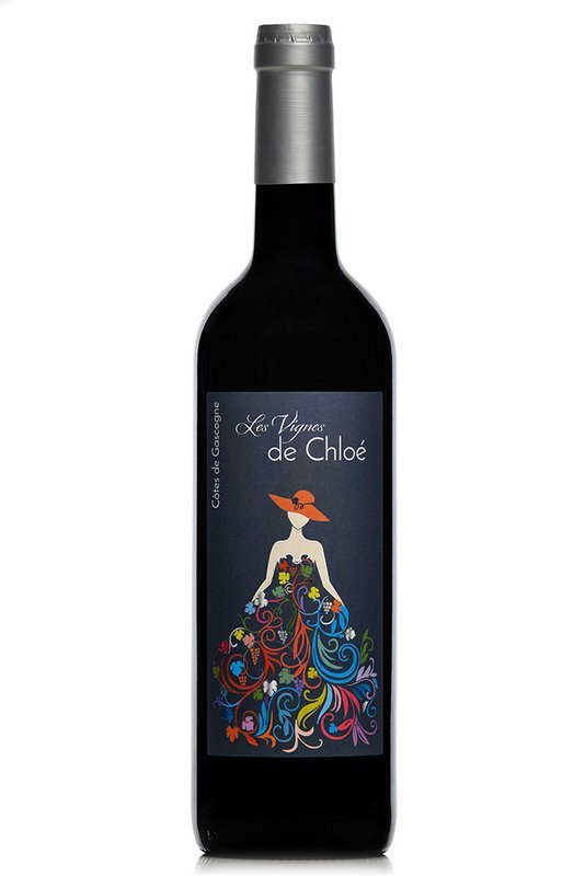 LES VIGNES DE CHLOE - Vin de Pays des Côtes de Gascogne rouge - Bouteille 75 cl - Millésime 2023