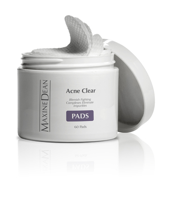 Maxine Dean Acne Clear Pads- Salicylic Acne Pads- Oily Skin and Blemishes