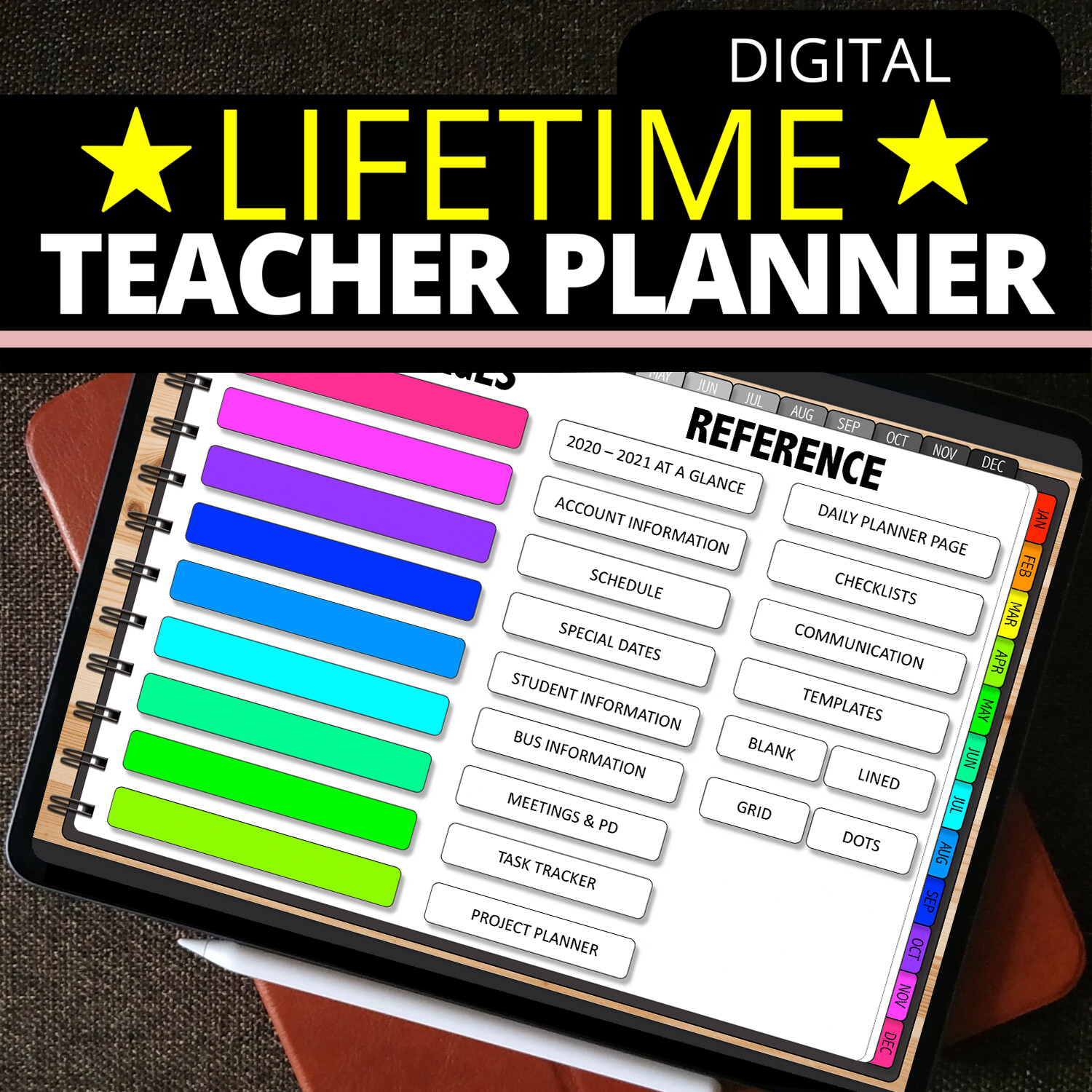 LIFETIME TEACHER PLANNER