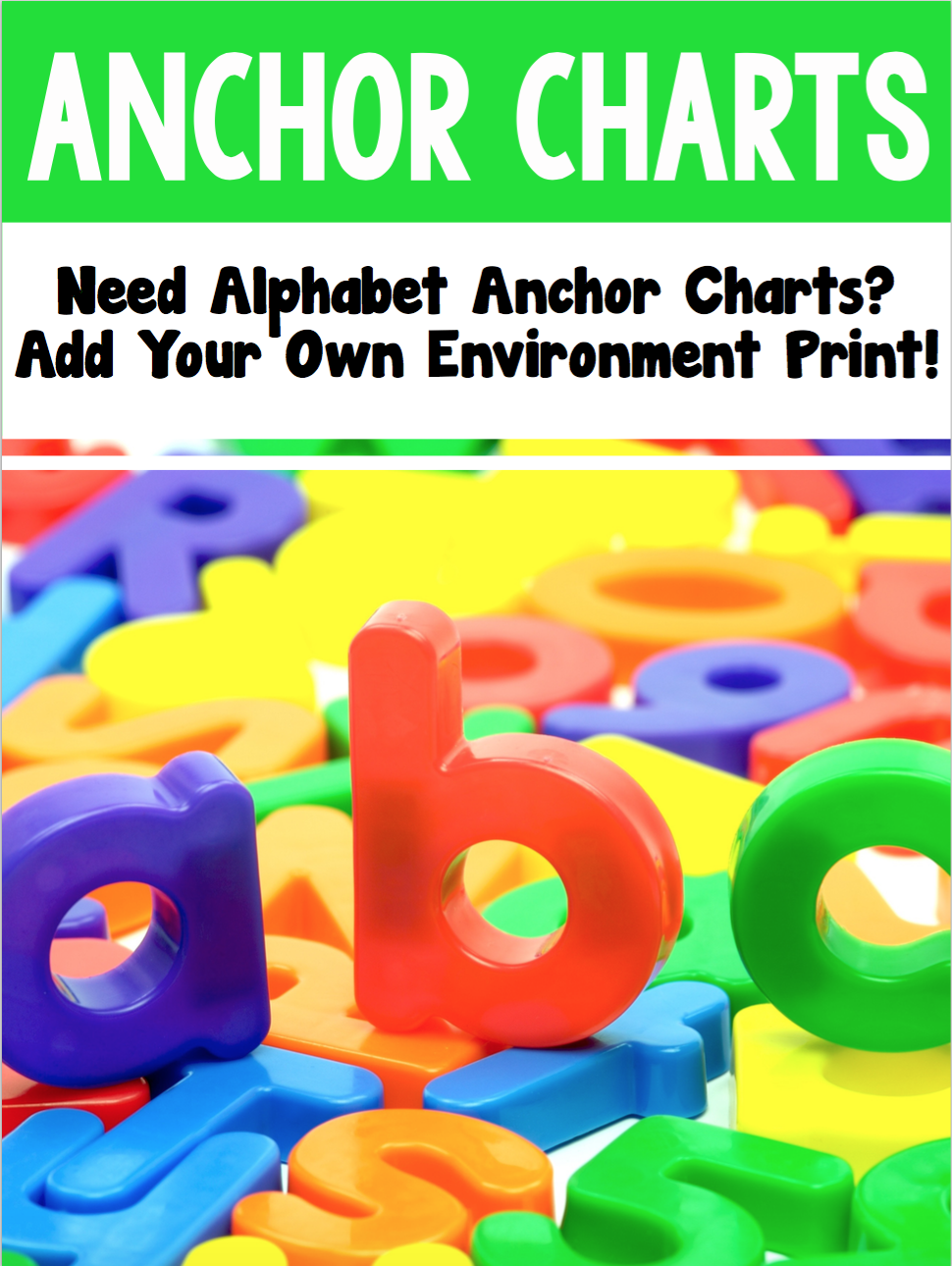 Phonics Anchor Charts - Add Your Own Environmental Print