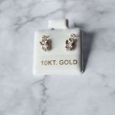 Aretes de Angel en oro 10KT