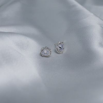 Aretes de Gota con zirconias
