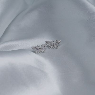 Aretes mariposa monarca