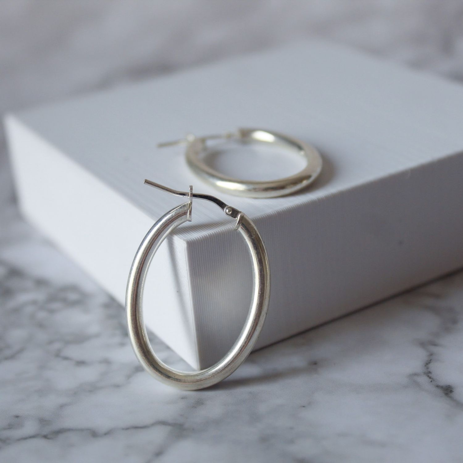 Argollas de dama ovaladas lisas