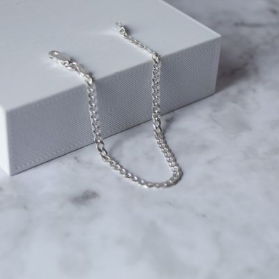Pulsera gucci diamantada para niños 3 mm