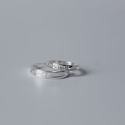Anillos grabados Forever Love You