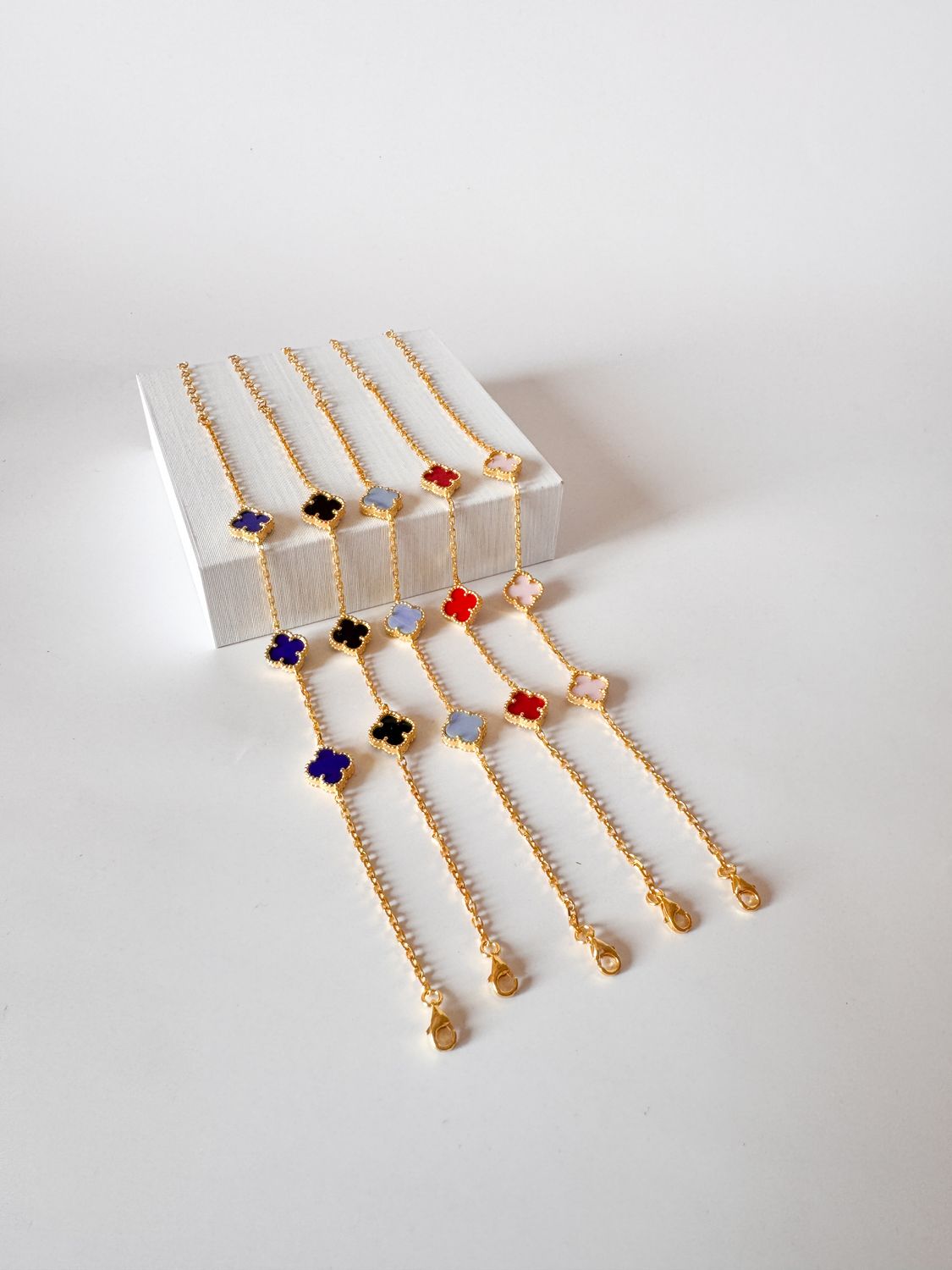 Pulsera Van Cleef 3 trébol grande