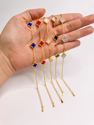 Pulsera Van Cleef 3 trébol grande